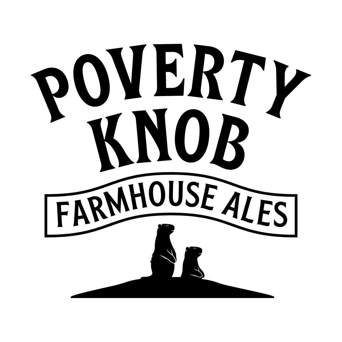 Poverty Knob Stacked Logo Black 3 v2